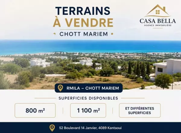 terrain à vendre